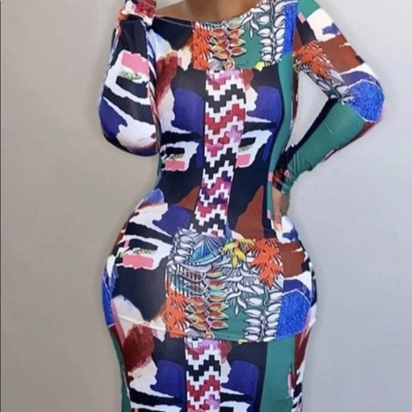 Lace up Maxi Dress - Picture 1 of 2